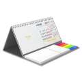 Calendar triptic de birou cu notite repozitionabile