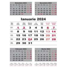 Calendar triptic de perete Business