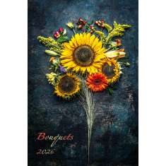 Calendar de perete Bouquets