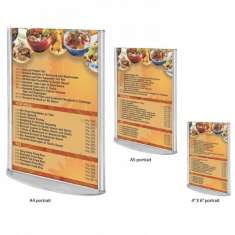 Suport meniu baza ovala A5