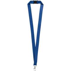 Lago lanyard with break-away closure, solid black