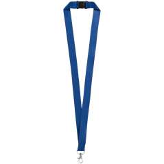 Lago lanyard with break-away closure, solid black