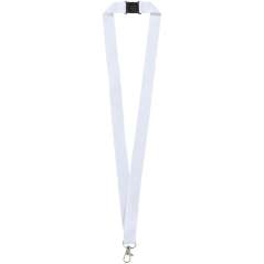 Lago lanyard with break-away closure, solid black
