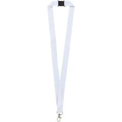 Lago lanyard with break-away closure, solid black