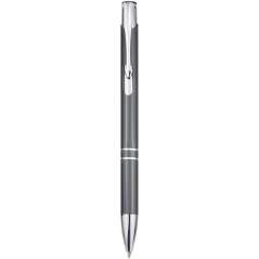 Moneta aluminium click ballpoint pen, solid black
