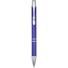 Moneta aluminium click ballpoint pen, solid black