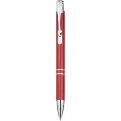 Moneta aluminium click ballpoint pen, solid black