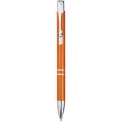 Moneta aluminium click ballpoint pen, solid black