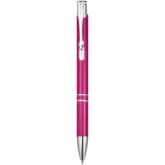 Moneta aluminium click ballpoint pen, solid black
