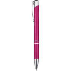 Moneta aluminium click ballpoint pen, solid black