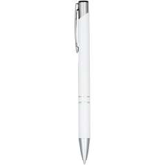Moneta anodized aluminium click ballpoint pen, solid black
