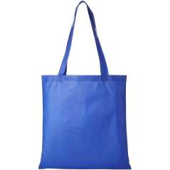 Zeus non-woven convention tote bag, solid black