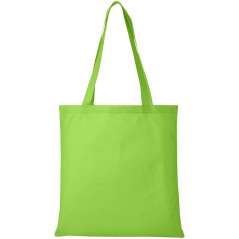 Zeus non-woven convention tote bag, solid black