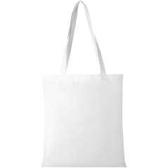 Zeus non-woven convention tote bag, solid black