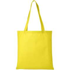 Zeus non-woven convention tote bag, solid black