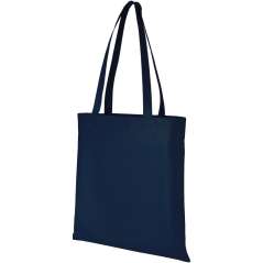 Zeus non-woven convention tote bag, solid black