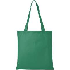 Zeus non-woven convention tote bag, solid black