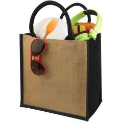 Chennai tote bag made from jute, Natural