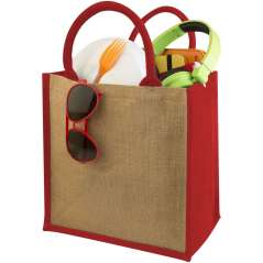 Chennai tote bag made from jute, Natural