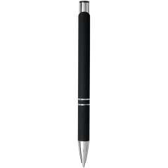 Moneta soft touch click ballpoint pen, grey