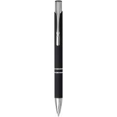 Moneta soft touch click ballpoint pen, grey