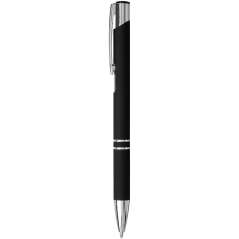 Moneta soft touch click ballpoint pen, grey