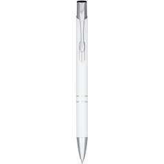 Moneta anodized aluminium click ballpoint pen- Black Ink, so