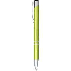 Moneta anodized aluminium click ballpoint pen- Black Ink, so