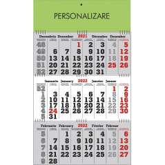 Calendar triptic pliabil 40x60 cm Terra