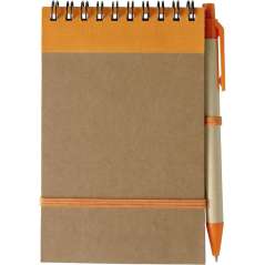 Cardboard notebook Emory, light blue