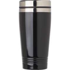 Stainless steel drinking mug (450 ml) Velma, blue