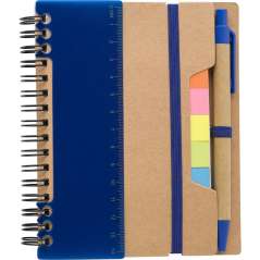 Recycled paper notebook Angela, black