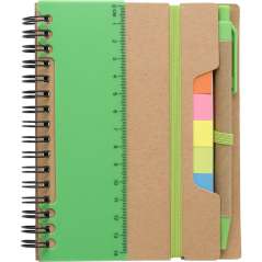 Recycled paper notebook Angela, black