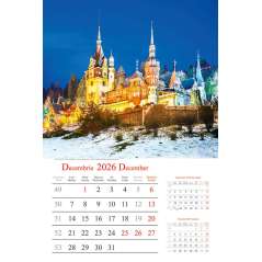 Calendar de perete Castles