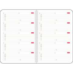Agenda nedatata 16x24 cm Riga