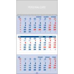 Calendar triptic de perete Clasic