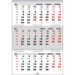Calendar triptic pliat 32x45 cm