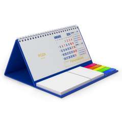 Calendar triptic de birou cu notite repozitionabile