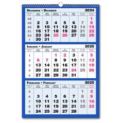 Calendar triptic de perete 3 culori