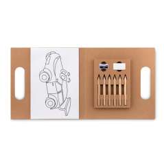 Set de colorat cu 6 creioane Andreas