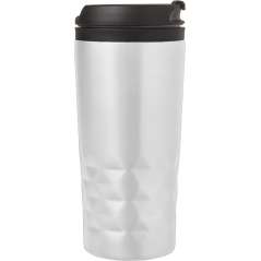 Stainless steel mug Lorraine, silver