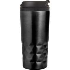 Stainless steel mug Lorraine, silver