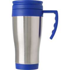 Stainless steel travel mug Dev, silver