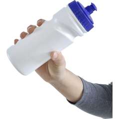 HDPE bottle Demi, white