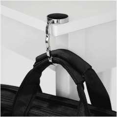Atlantis foldable bag hanger hook, White