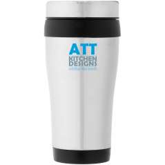 Elwood 470 ml insulated tumbler, Silver,Blue
