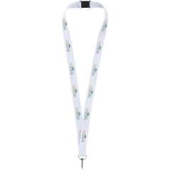 Lago lanyard with break-away closure, solid black
