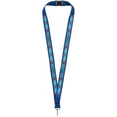 Lago lanyard with break-away closure, solid black