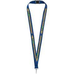 Lago lanyard with break-away closure, solid black