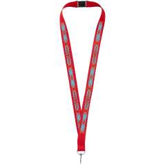 Lago lanyard with break-away closure, solid black